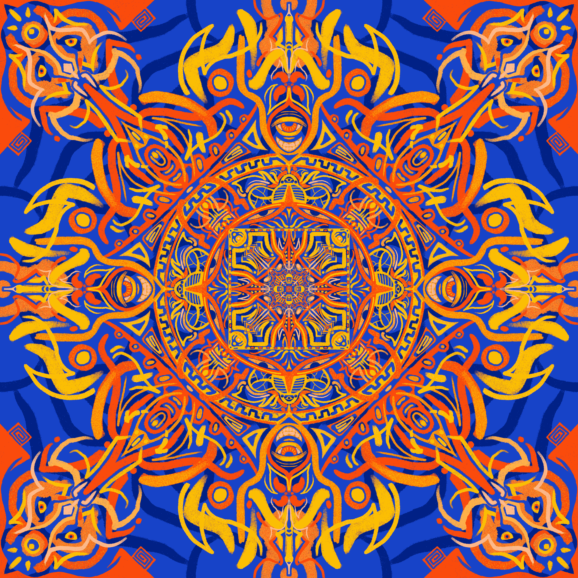 Animated Organica mandala, La Guardia